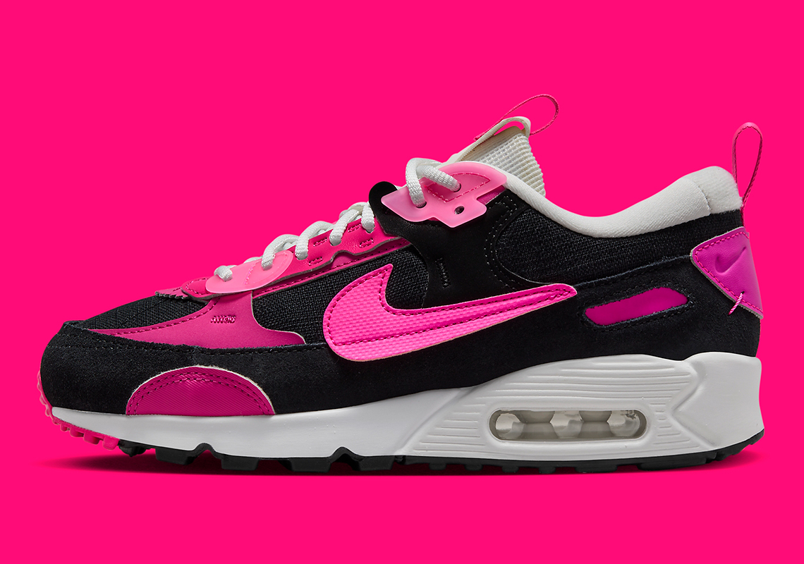 Nike Air Max 90 Futura Black Hot Pink Dv7190 101 6