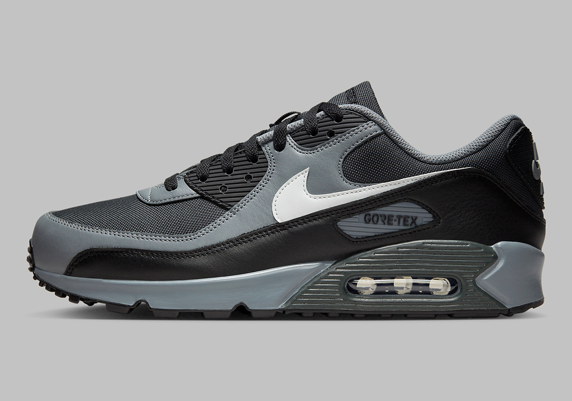 Nike Air Max 90 Gore Tex Grey Black Fd5810 002 10