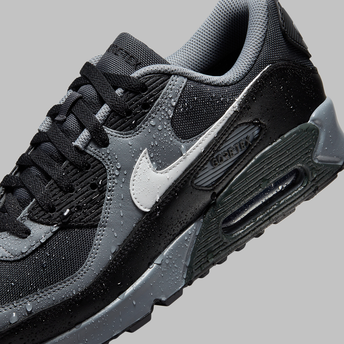 Nike Air Max 90 Gore Tex Grey Black Fd5810 002 11