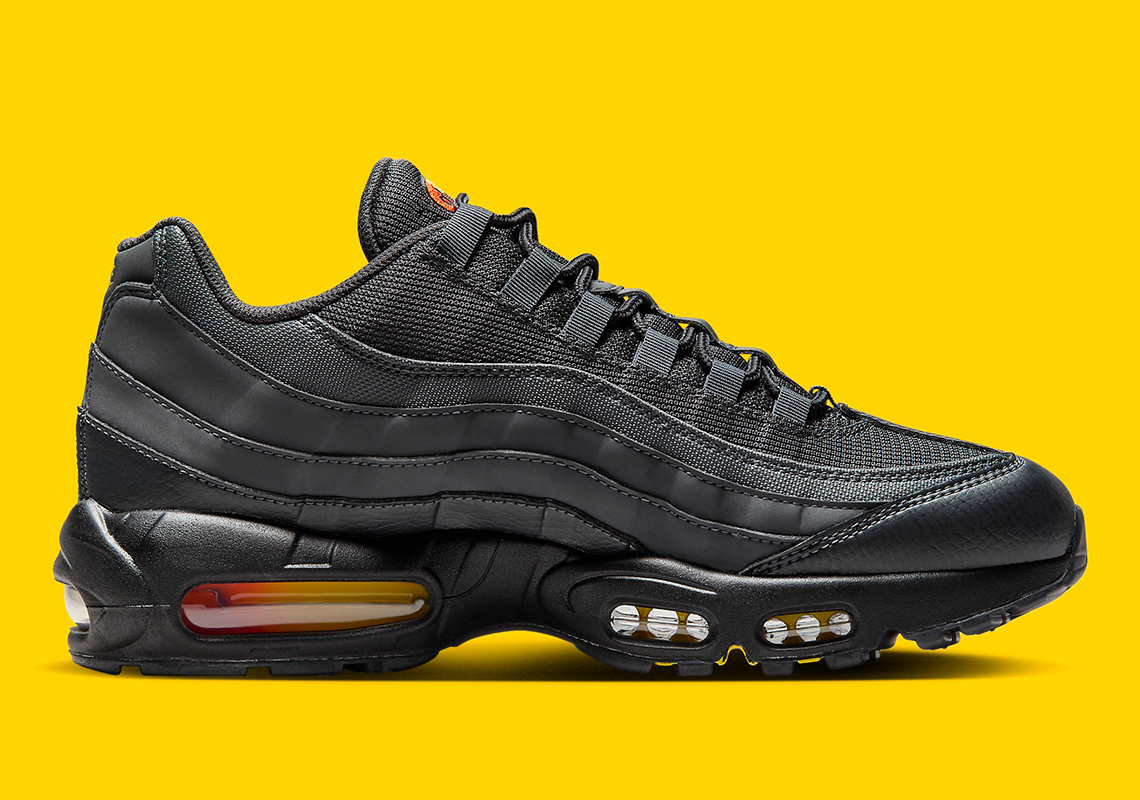 Nike Air Max 95 Anthracite Yellow Orange Fz4626 001 2