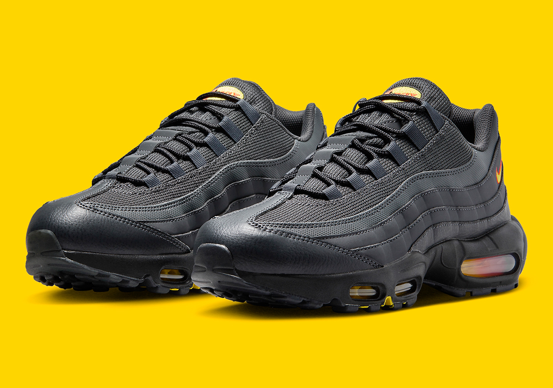 Nike Air Max 95 Anthracite Yellow Orange Fz4626 001 3