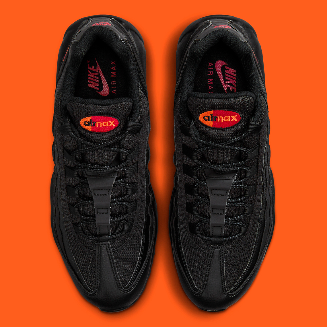 Nike Air Max 95 Black Orange Red Fz4626 002 4