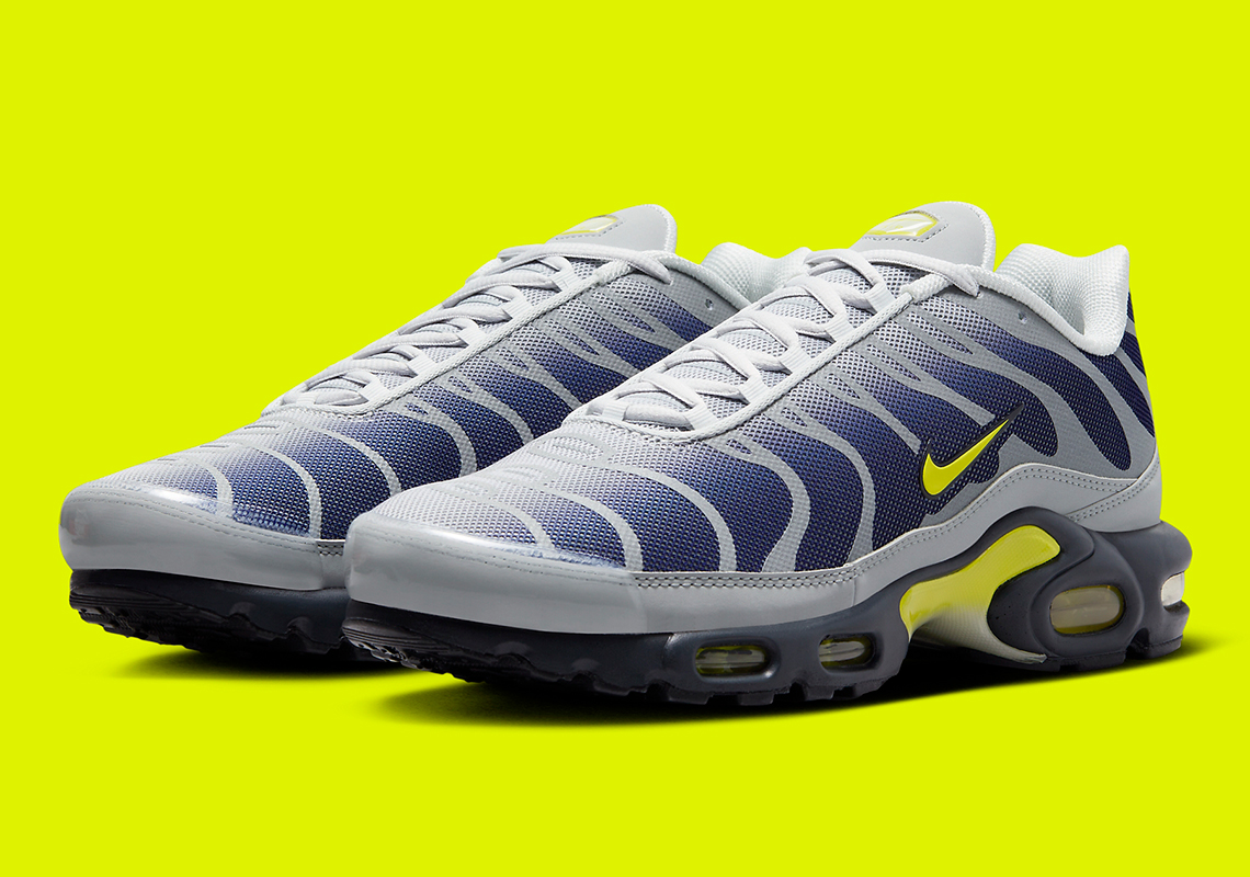 Nike Air Max Plus Grey Navy Yellow Fz4622 001 2