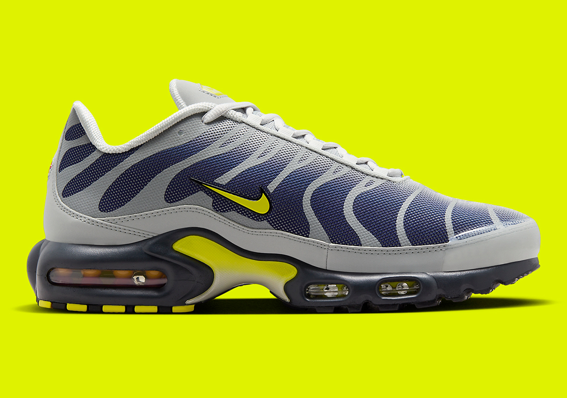 Nike Air Max Plus Grey Navy Yellow Fz4622 001 6