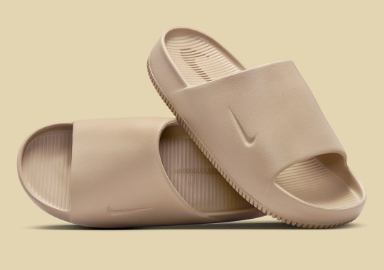 The Nike Calm Slide Assumes A Clad-“Khaki” Build