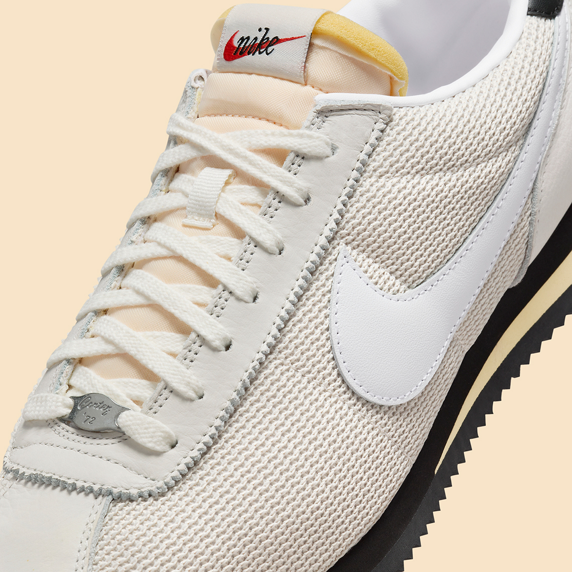 Nike Cortez Beige Black Fz4630 100 5