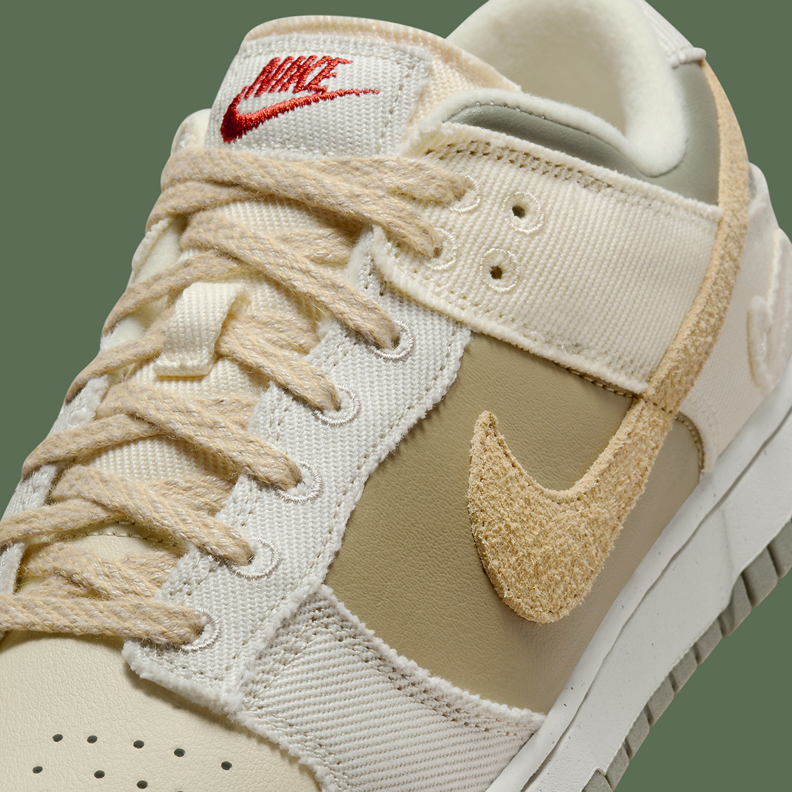 Nike Dunk Low Coconut Milk Sesame Alabaster Light Bone Neutral Olive Dark Stucco Fz4341 100 4