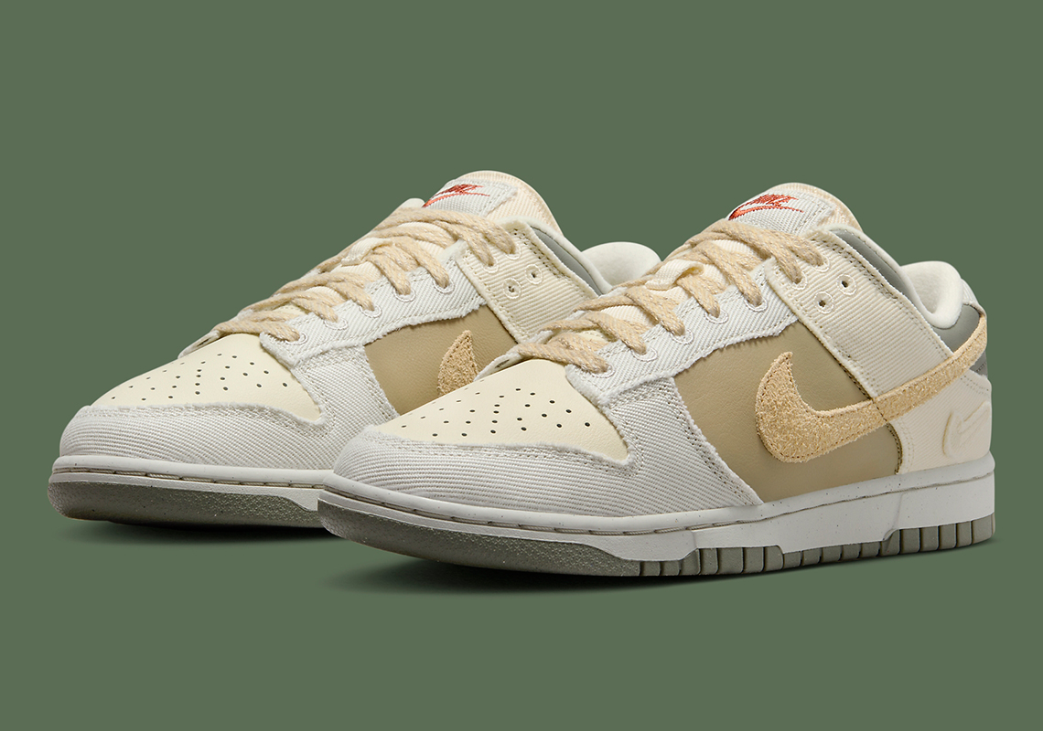 Nike Dunk Low Coconut Milk Sesame Alabaster Light Bone Neutral Olive Dark Stucco Fz4341 100 8