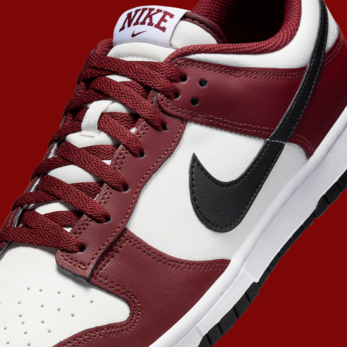 Nike Dunk Low Dark Team Red Black Summit White Fz4616 600 8