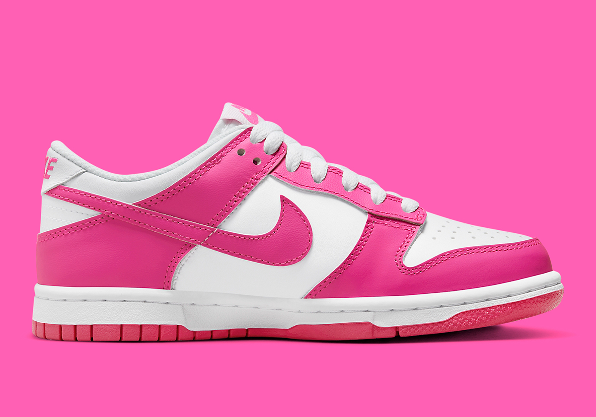 Nike Dunk Low Girls Pink Flash Fb9109 102 3