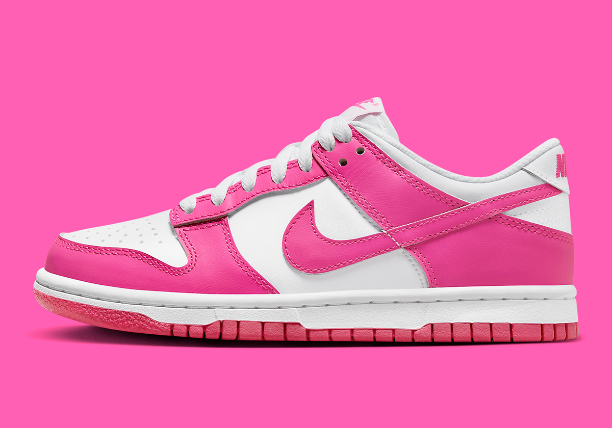 Nike Dunk Low Girls Pink Flash Fb9109 102 7