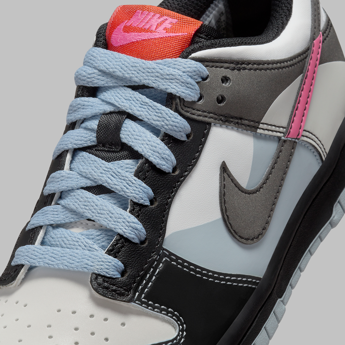 Nike Dunk Low Gs Multi Color Grey Black Fj2686 100 7