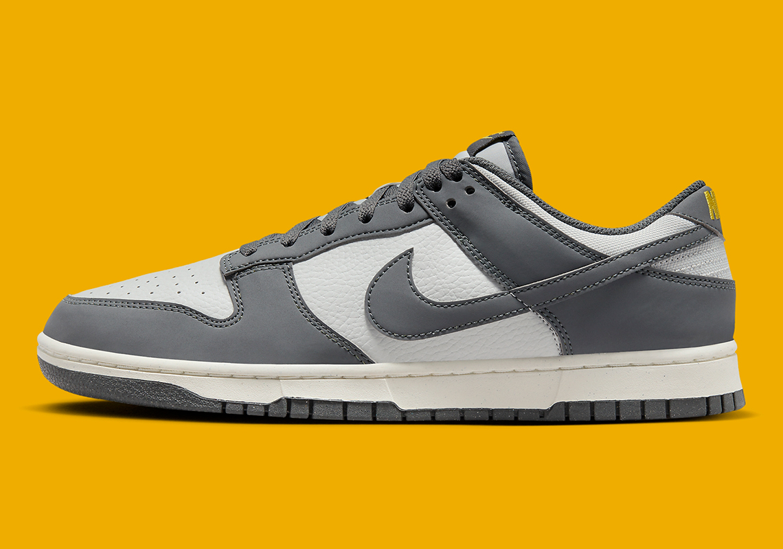 Nike Dunk Low Next Nature Grey Yellow Fz4621 001 3