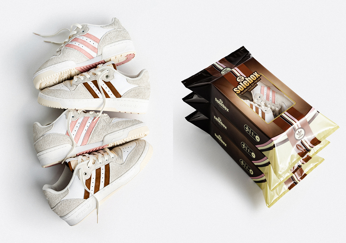 SoleBox x adidas Transform The Rivalry Low Into A Neapolitan Ice Cream Sandwich