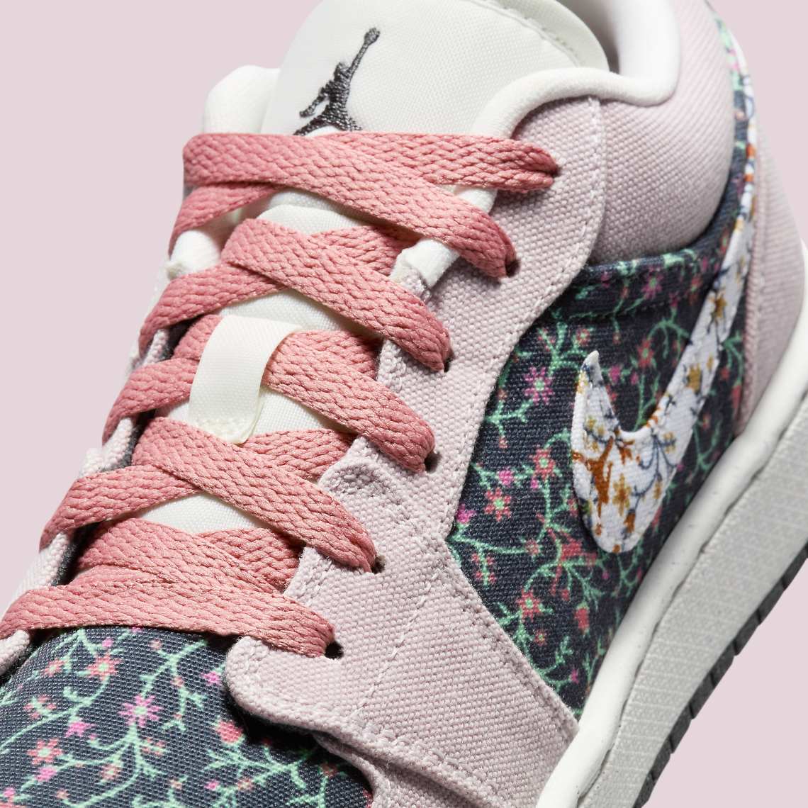 Kids Air Jordan 1 Low Floral Fj3445 001 7