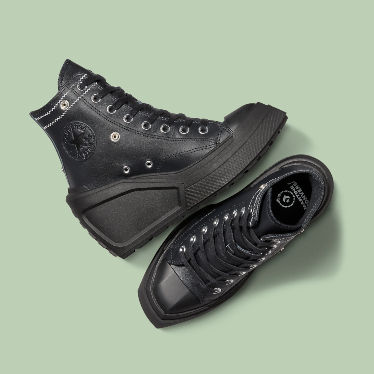 Martine Ali Converse Chuck 70 De Luxe Wedge Black A08650c 001 2