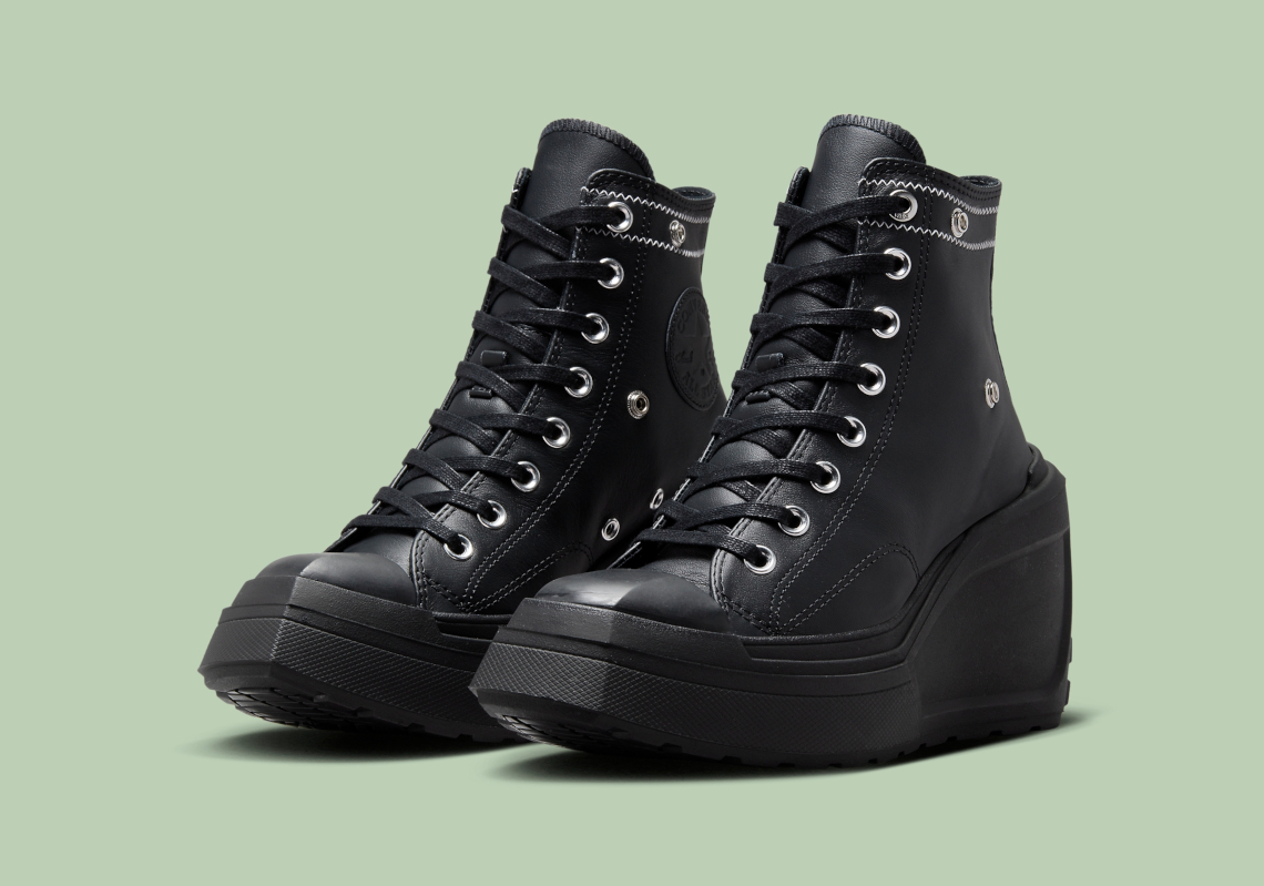 Martine Ali Converse Chuck 70 De Luxe Wedge Black A08650c 001 8