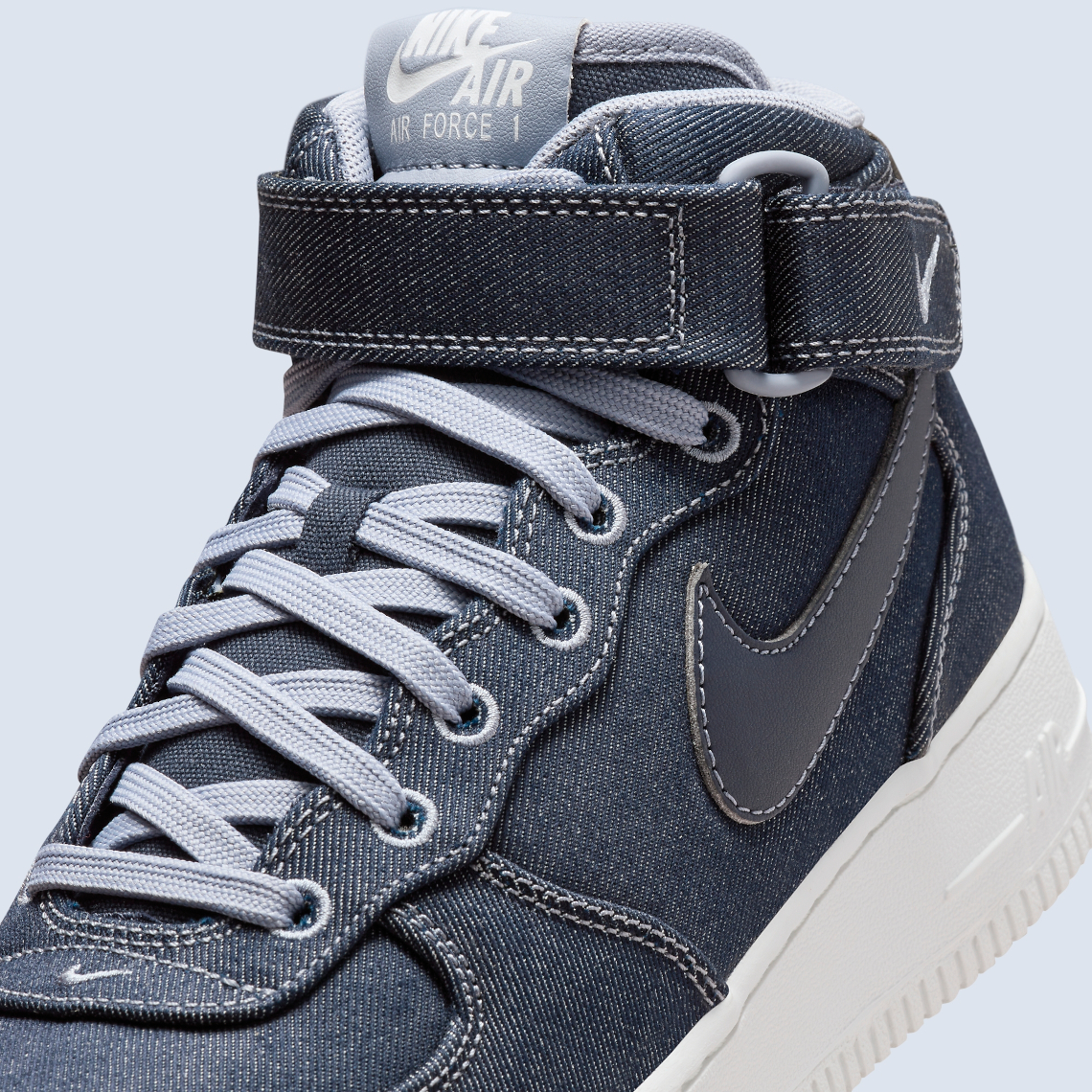 Nike Air Force 1 Mid Denim Dd9625 400 2