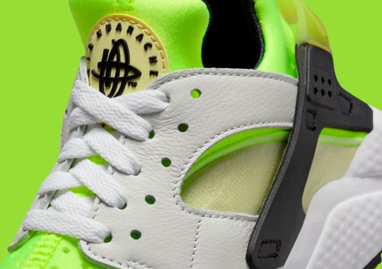 An Electric “Volt” Shocks On This Women’s Nike Air Max Huarache