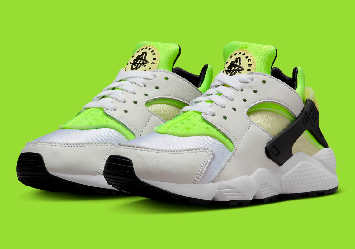 Nike Air Huarache White Volt Black Dh4439 113 7