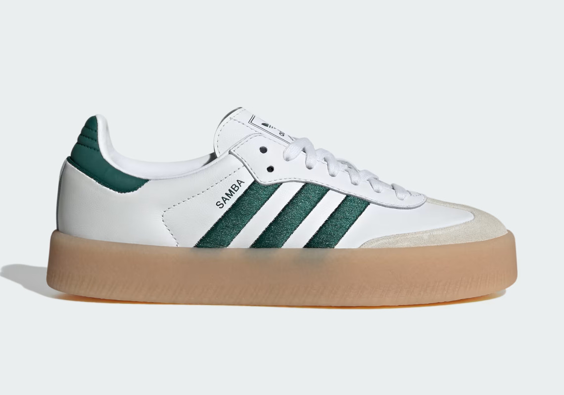 Adidas Sambae White Green Id0440 1