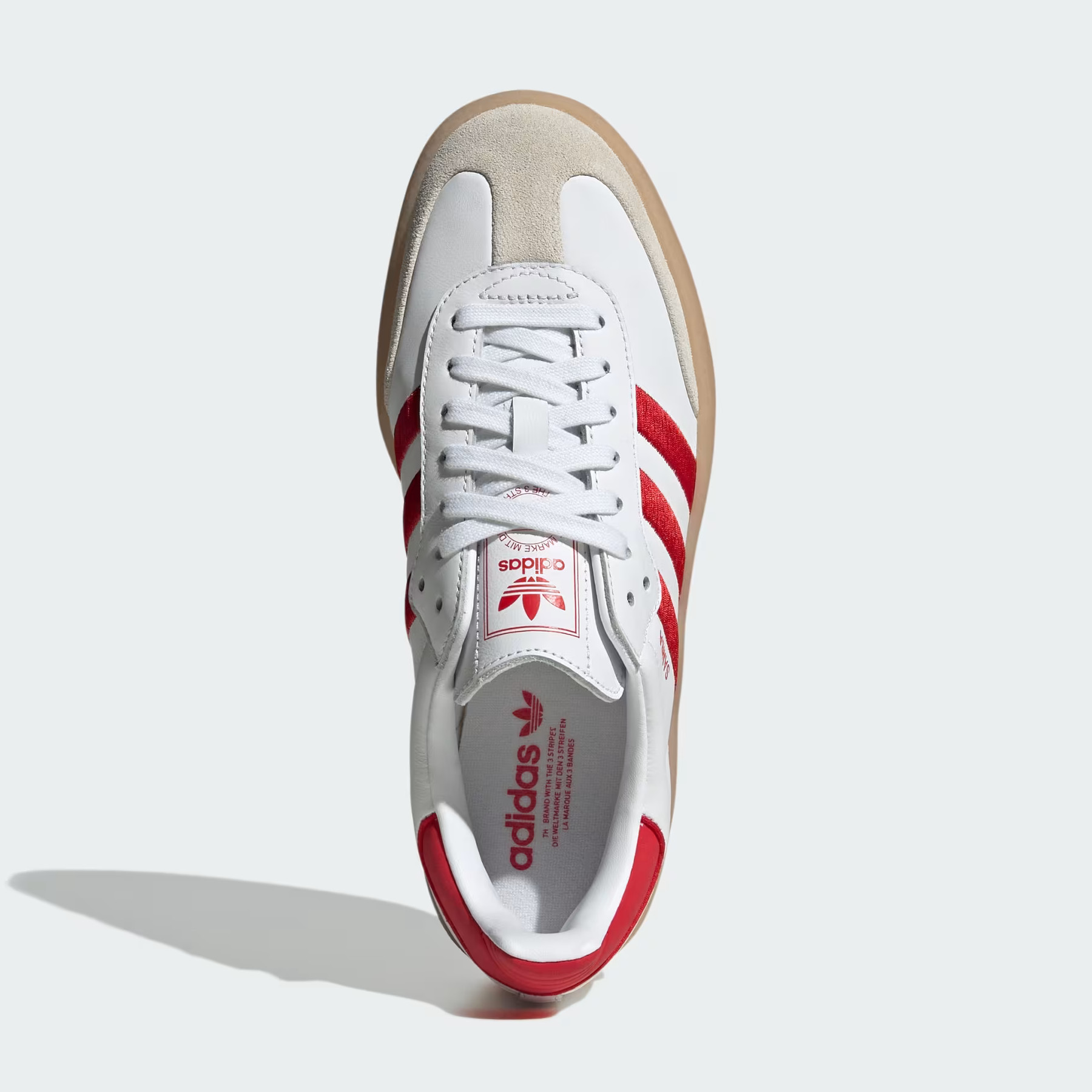 Adidas Sambae White Red Id0438 2