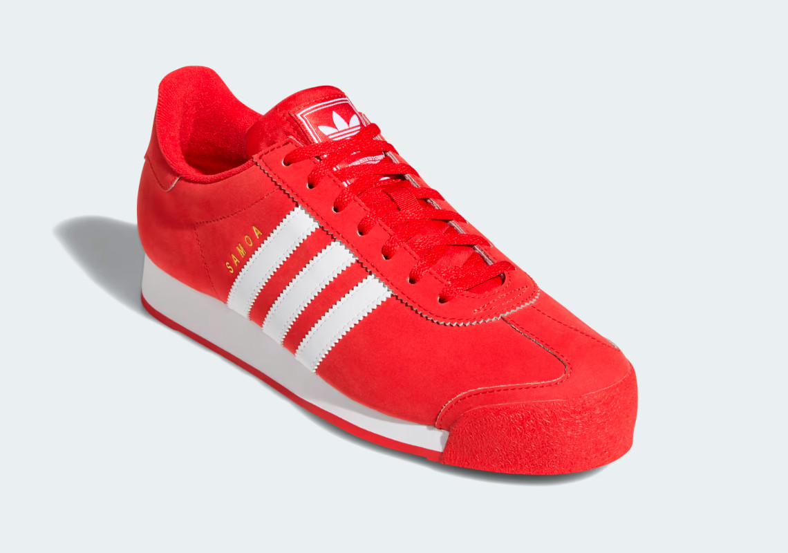 Adidas Samoa Scarlet White Fv4990 4