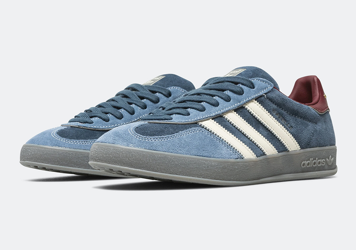 Adidas Gazelle Indoor Crew Navy Gold Metallic Off White Id1008 3