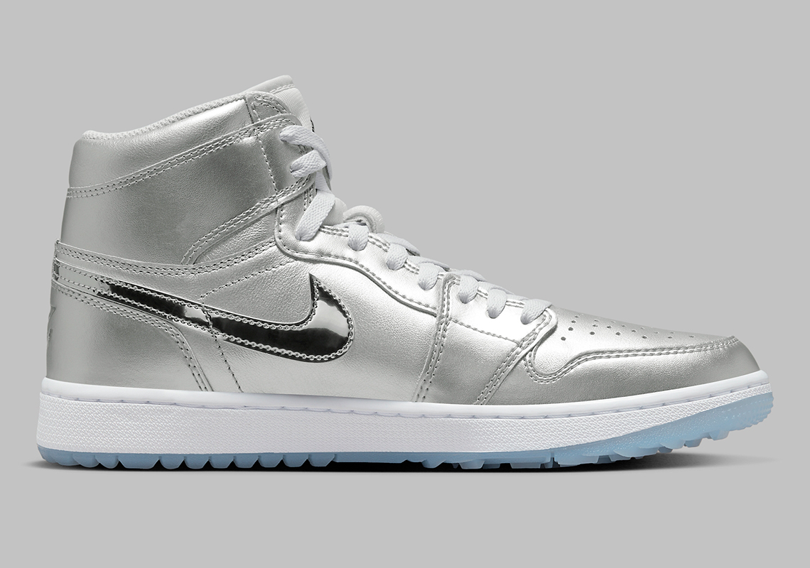 Air Jordan 1 High Golf Metallic Silver Chrome Gift Giving Fd6815 001 13