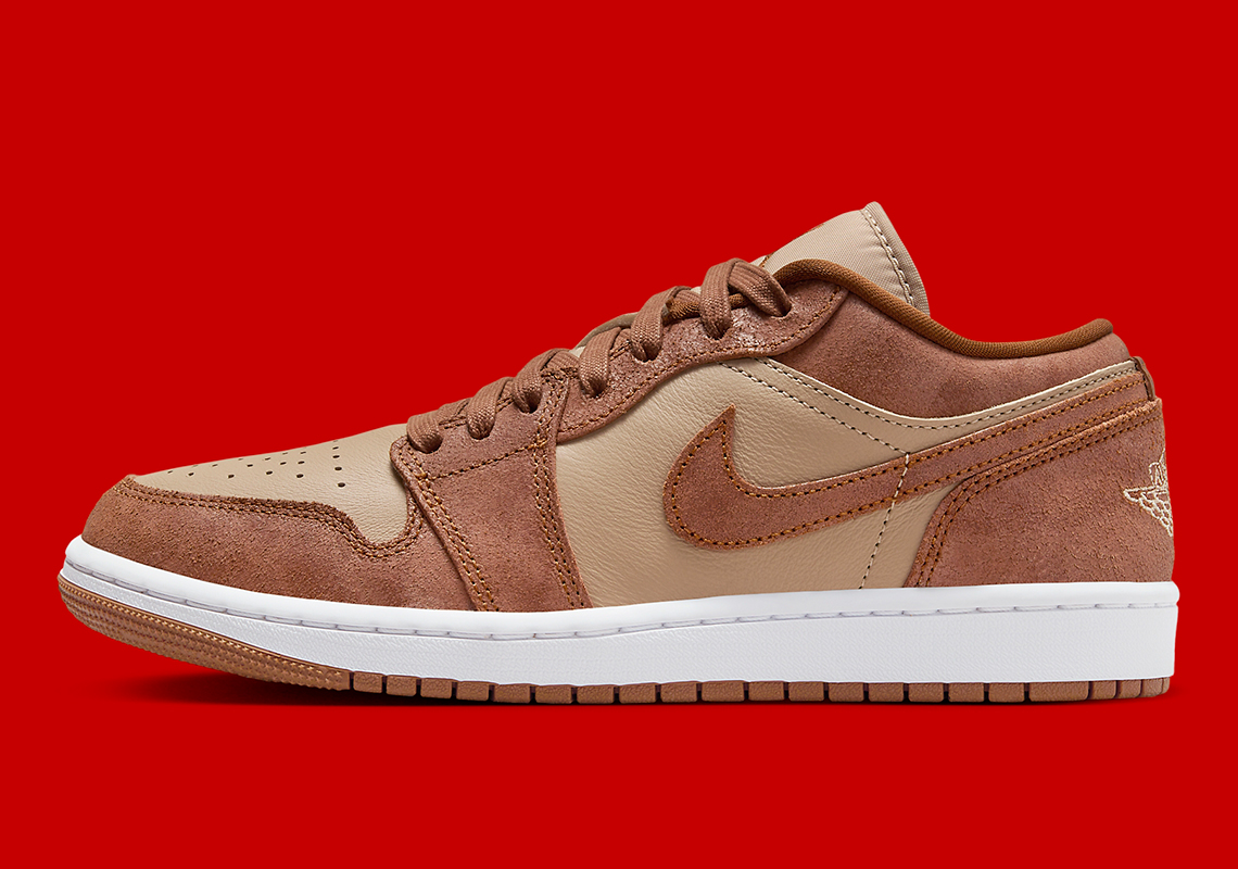 Air Jordan 1 Low Tan Brown Fj3453 200 7