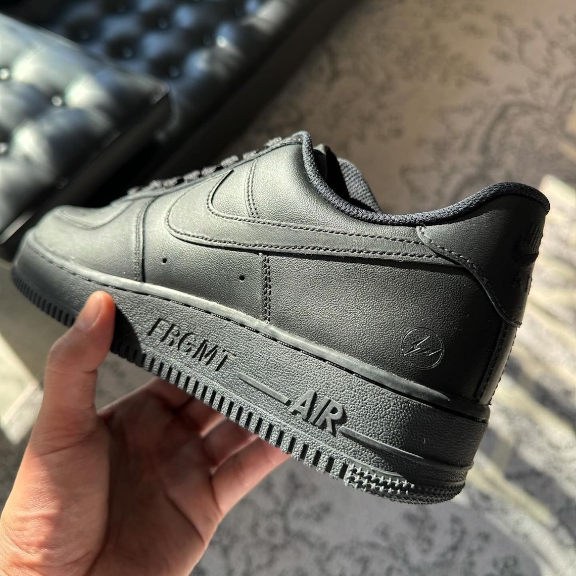 Fragment Design Nike Air Force 1 Low Black White 2024