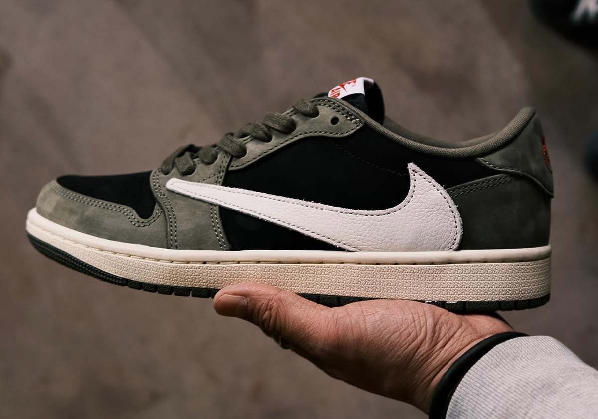 Travis Scott's Air Jordan 1 Low OG "Olive" Will Dominate SNKRS Again