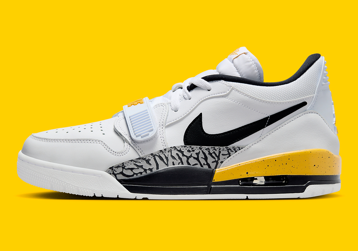 Jordan Legacy 312 Low White Black Yellow Cd7069 107 3