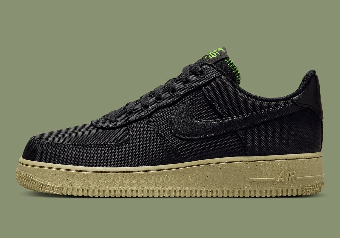 Nike Air Force 1 Low Black Neutral Olive Fj4160 001 10