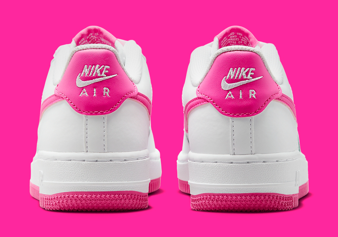 Nike Air Force 1 Low Gs White Pink Fv5948 102 8