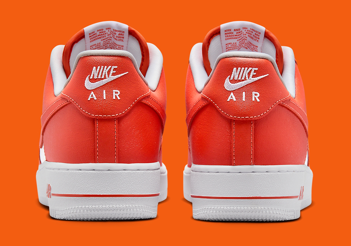 Nike Air Force 1 Low Orange Sport Canvas Fz4627 800 7