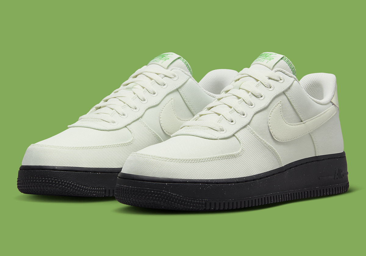 Nike Air Force 1 Low Seagrass Black Fj4160 002 3