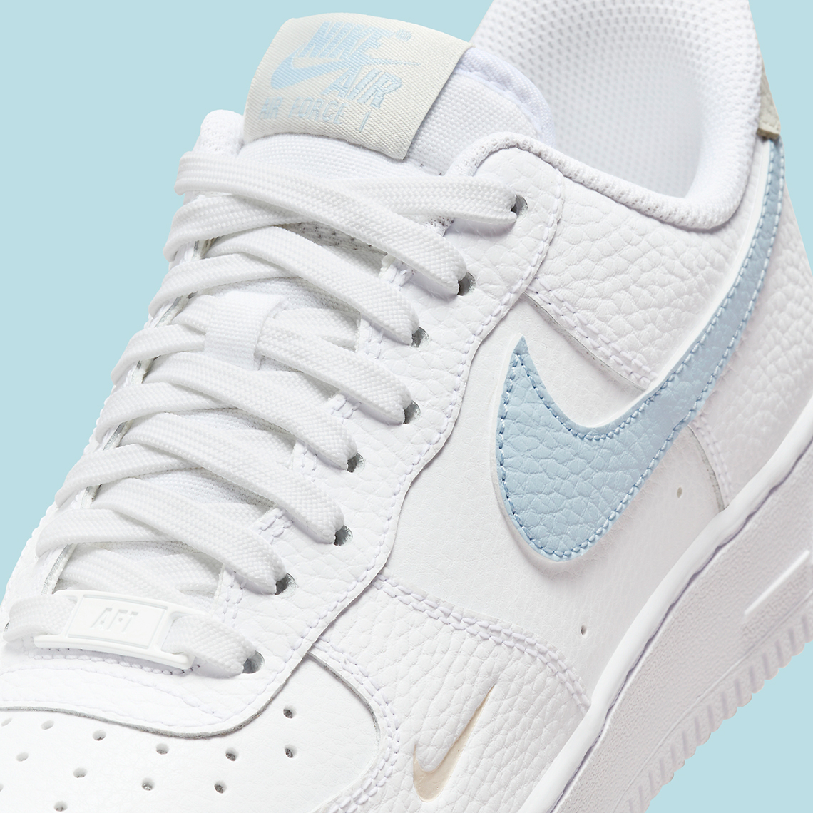 Nike Air Force 1 Low White Grey Blue Hf0022 100 6