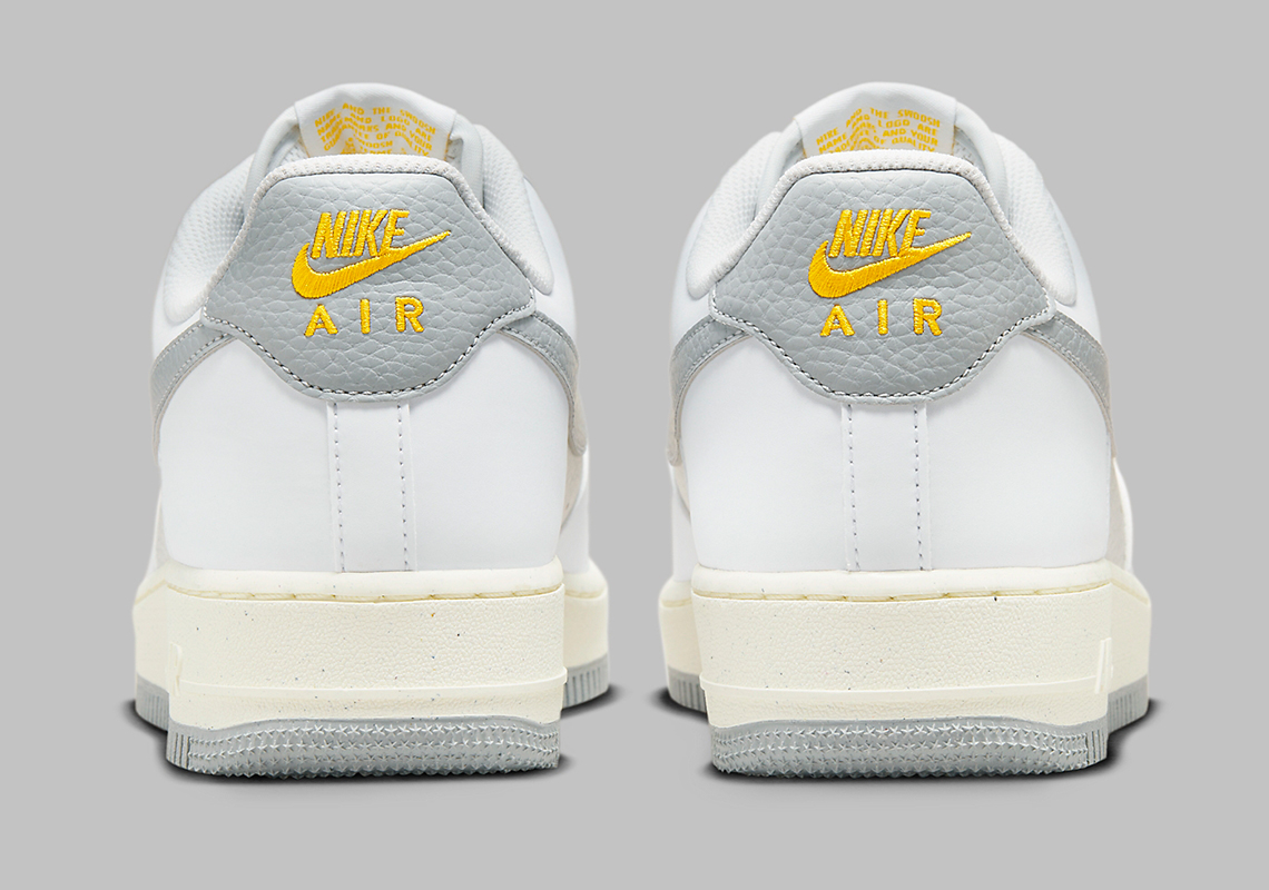 Nike Air Force 1 Low White Grey Sail Yellow Fz4620 100 5