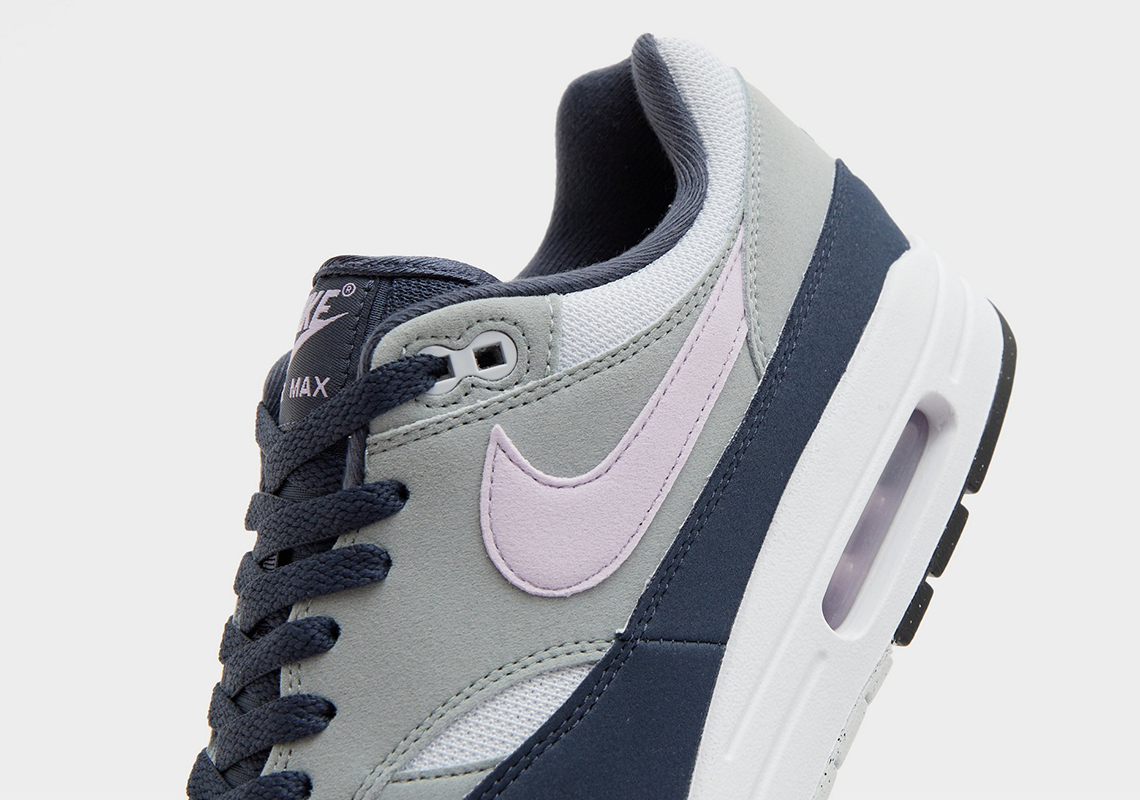 Nike Air Max 1 Football Grey Lilac Bloom White Obsidian Fd9082 001 3