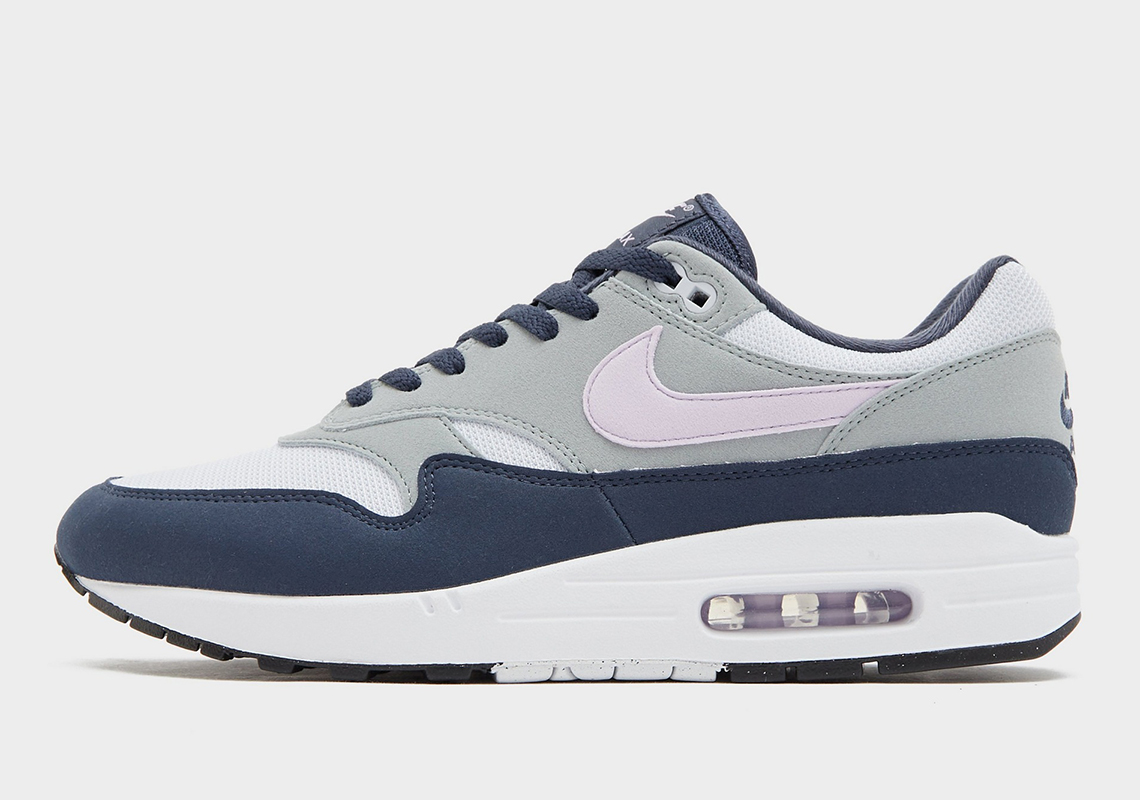 Nike Air Max 1 Football Grey Lilac Bloom White Obsidian Fd9082 001 7