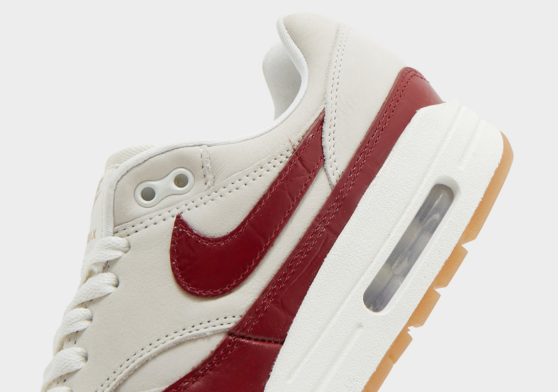 Nike Air Max 1 Lx Sail Team Red Sail Gum Light Brown Fj3169 100 3