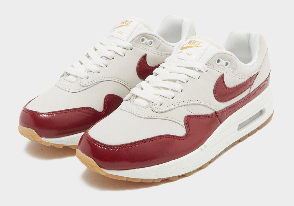 Nike Air Max 1 Lx Sail Team Red Sail Gum Light Brown Fj3169 100 4