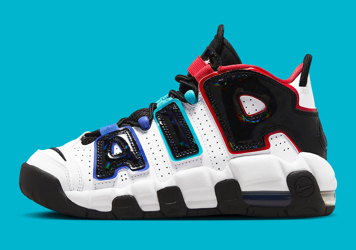 Nike Air More Uptempo Gs White Black Prism Fv0838 100 9