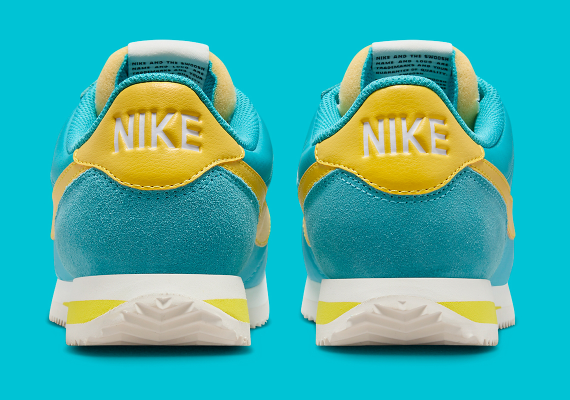 Nike Cortez Teal Yellow Hf0118 300 3