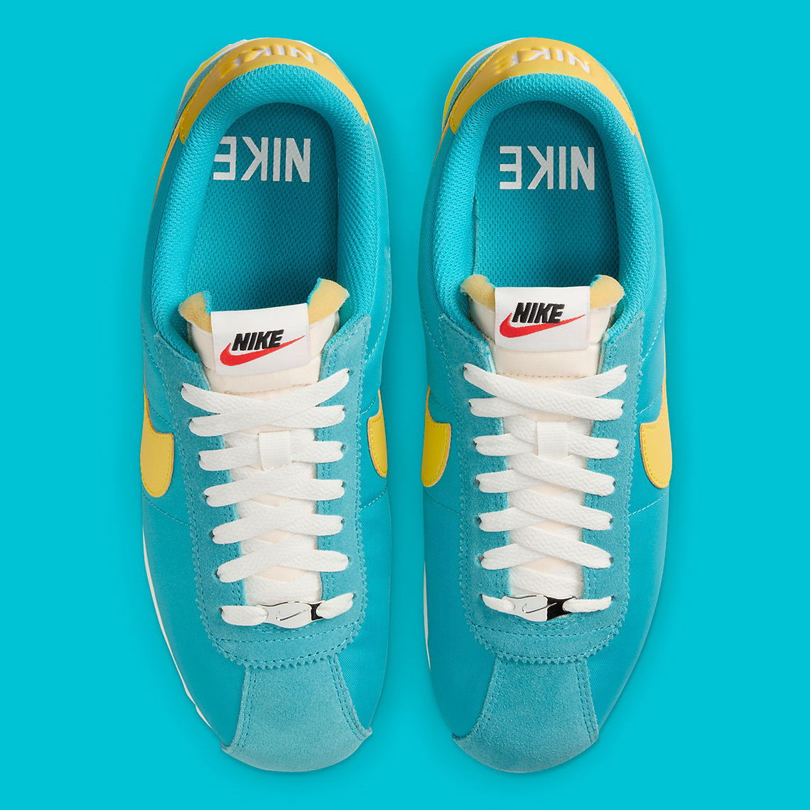 Nike Cortez Teal Yellow Hf0118 300 4