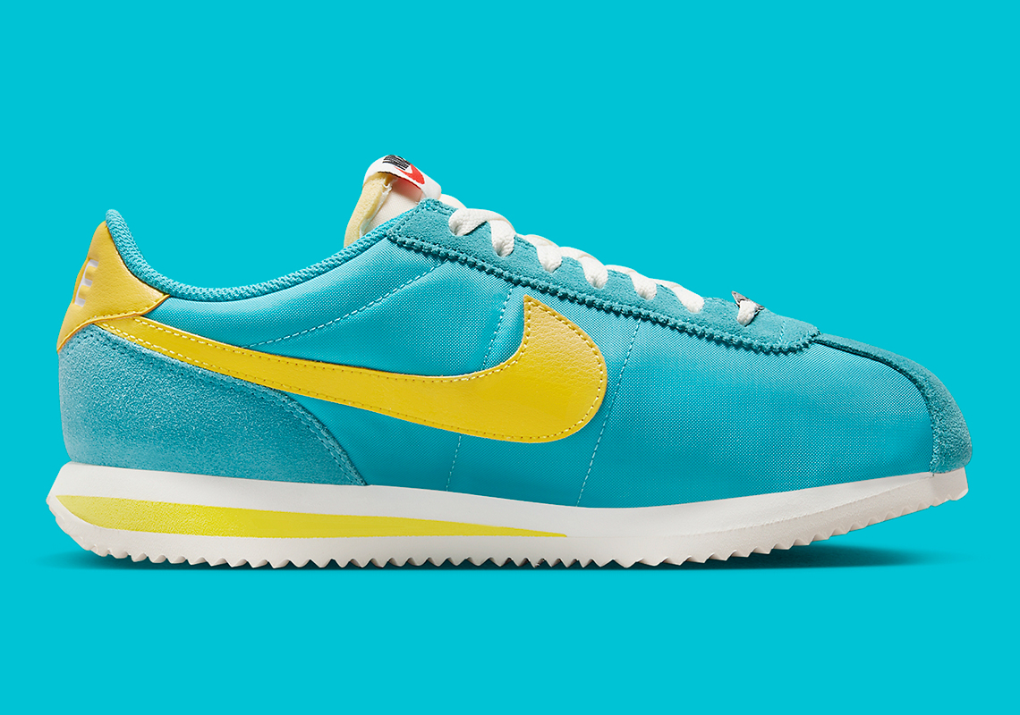 Nike Cortez Teal Yellow Hf0118 300 7