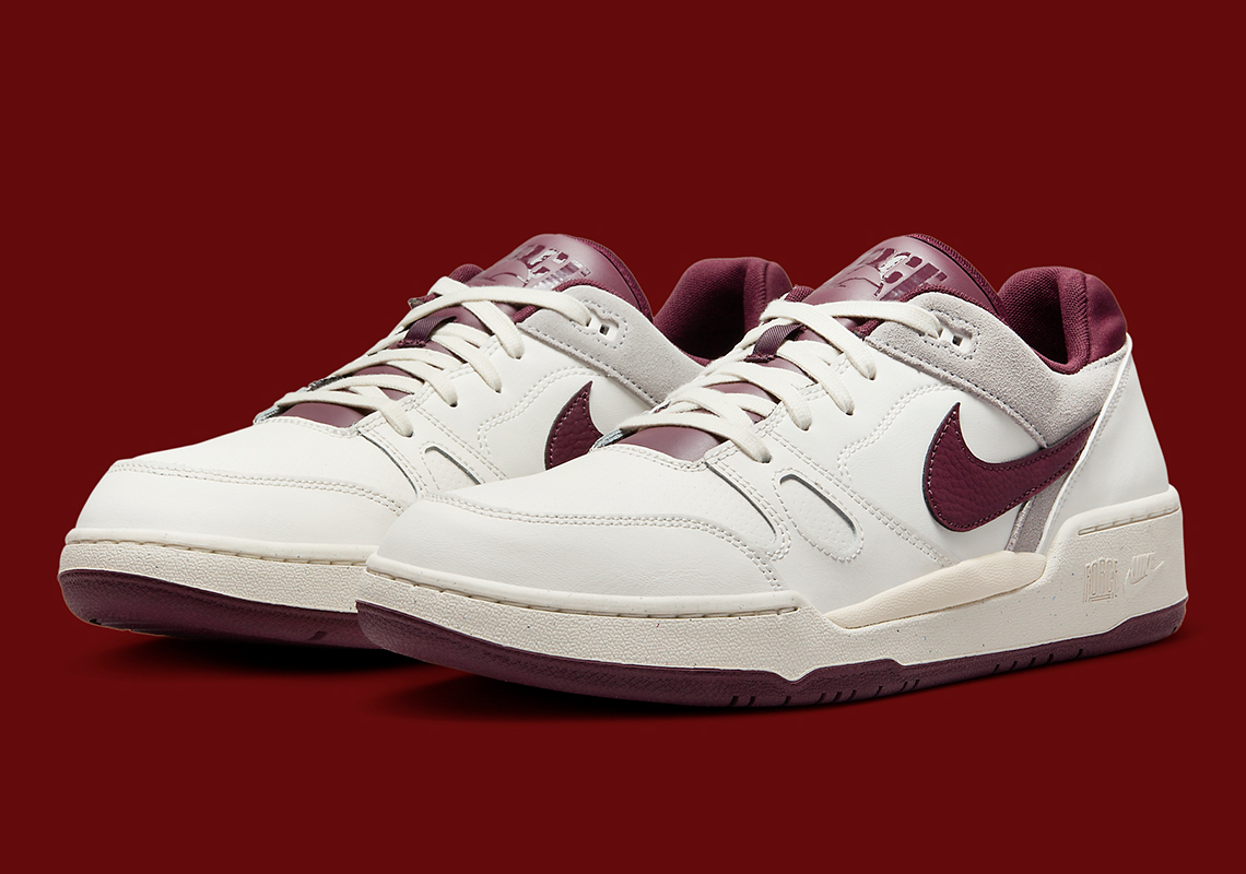 Nike Full Force Low Sail Burgundy Fz4629 100 2