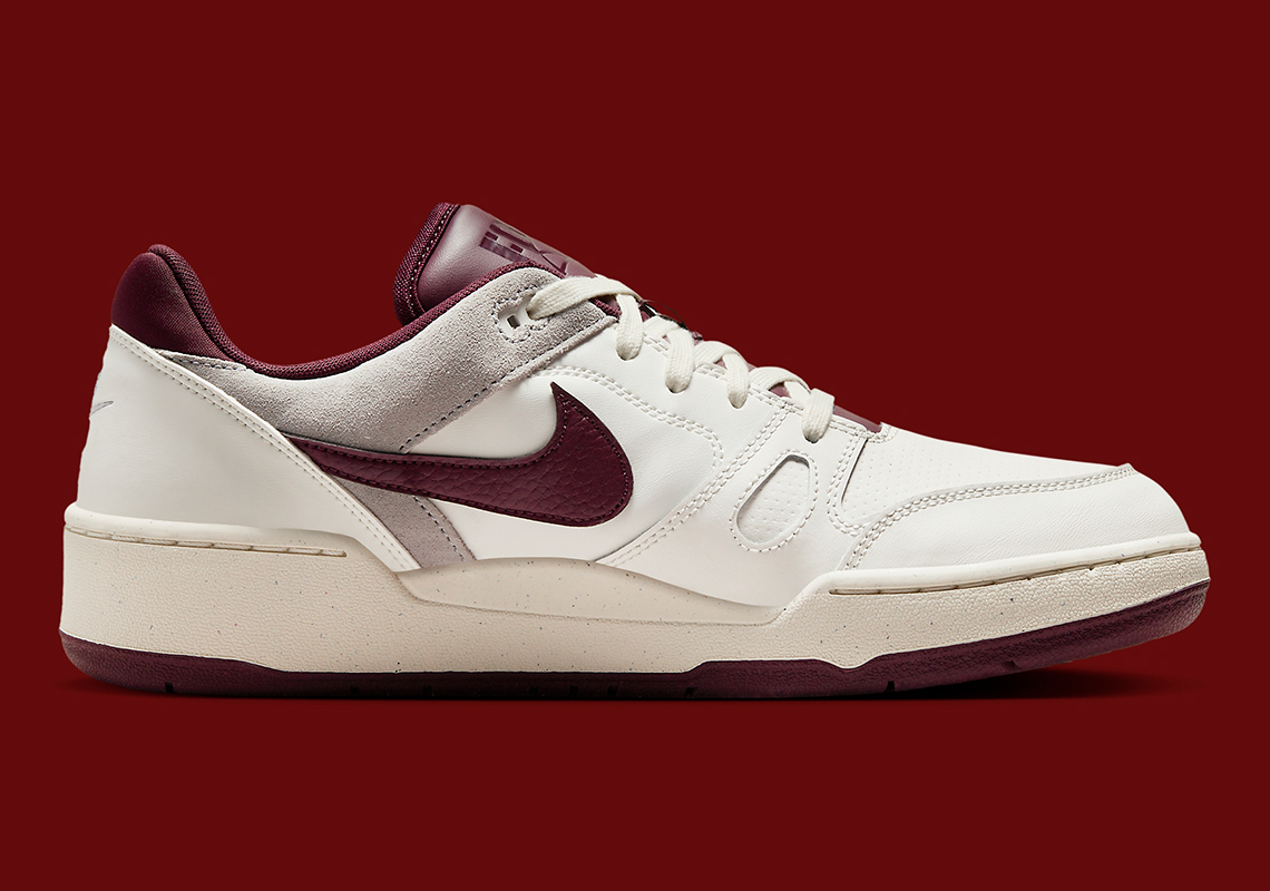 Nike Full Force Low Sail Burgundy Fz4629 100 3