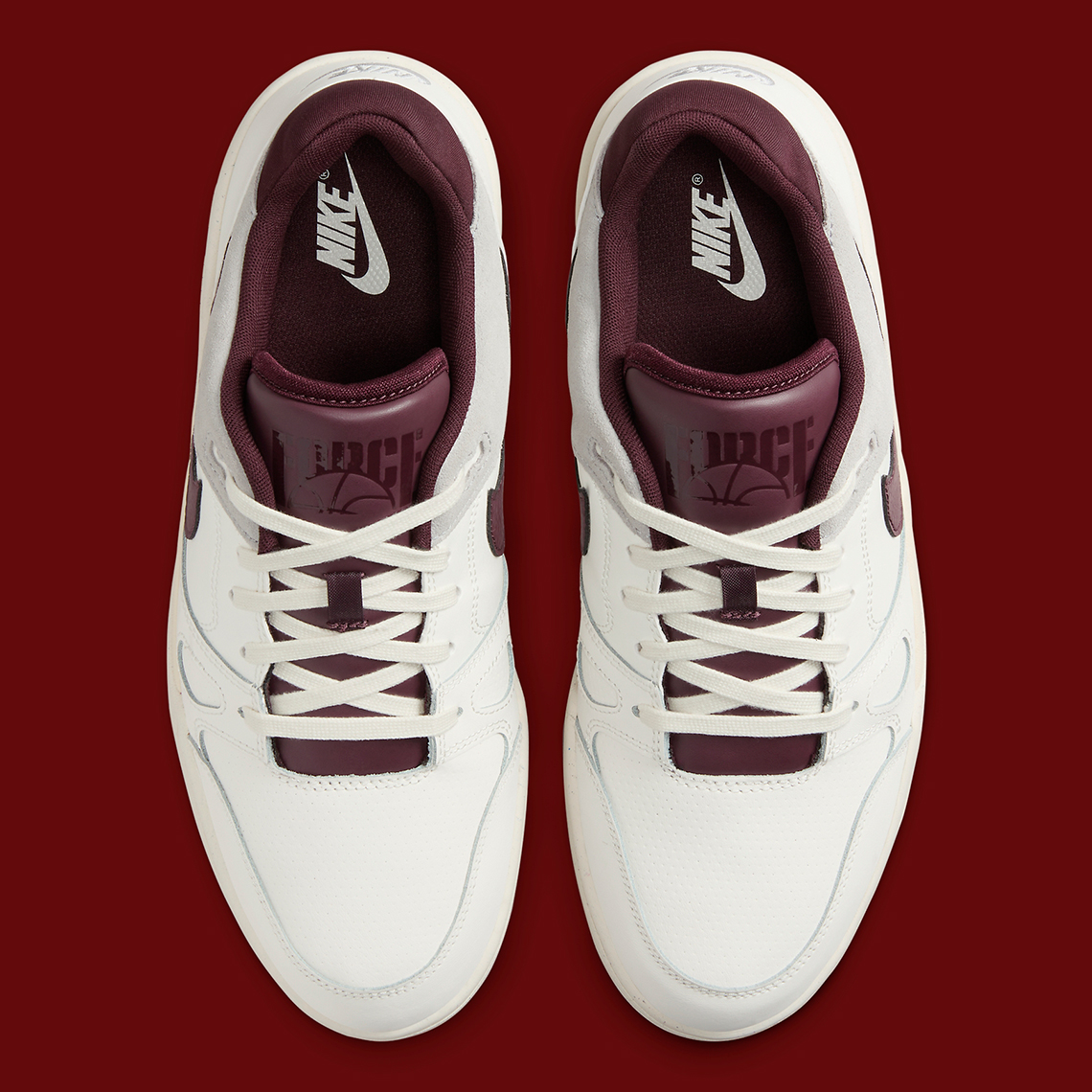 Nike Full Force Low Sail Burgundy Fz4629 100 4